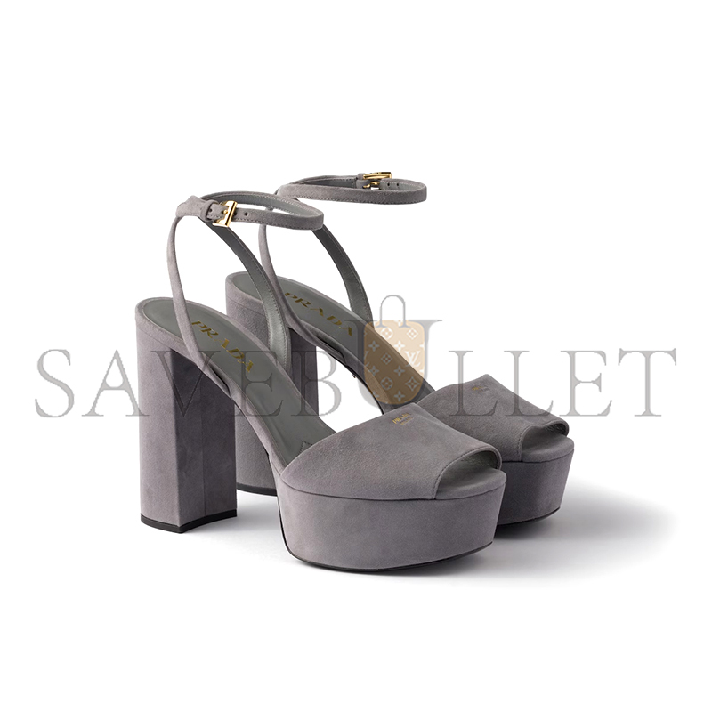 PRADA SUEDE PLATFORM SANDALS 1XP48B PRADA SUEDE PLATFORM SANDALS 1XP48B